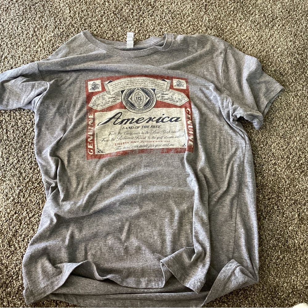 Oversized “America” Tee
